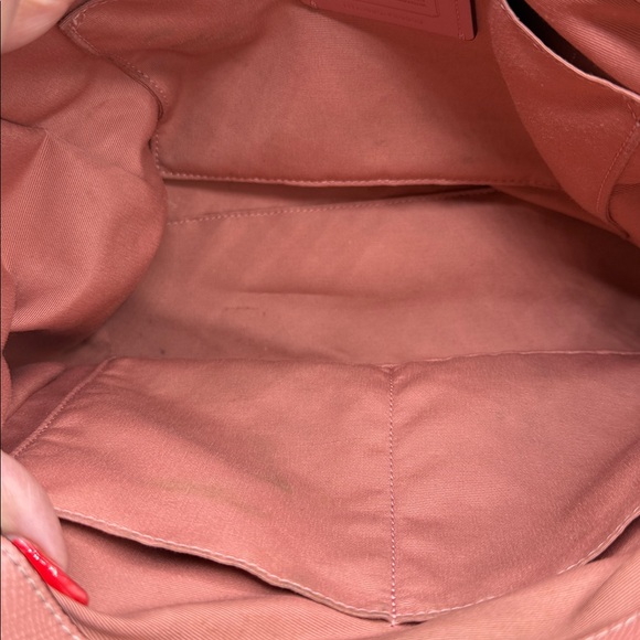 Coach  preloved Pink and Tan Floral Shoulder Bag/ crossbody good condition - Picture 12 of 16